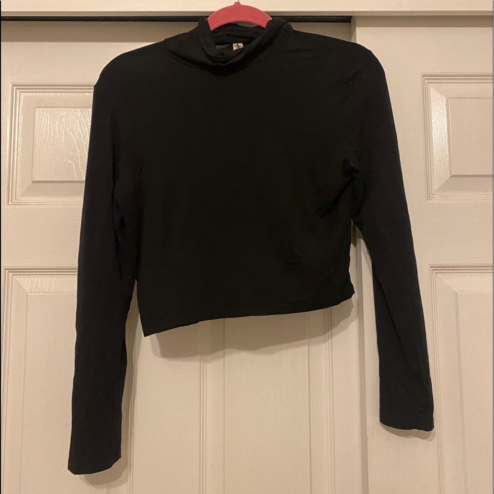 black and white turtle necks. both for $8